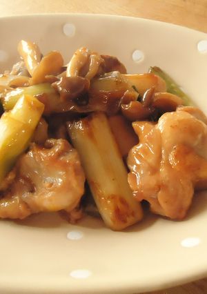 鶏とねぎ♡にんにく甘辛味-レシピのメイン写真