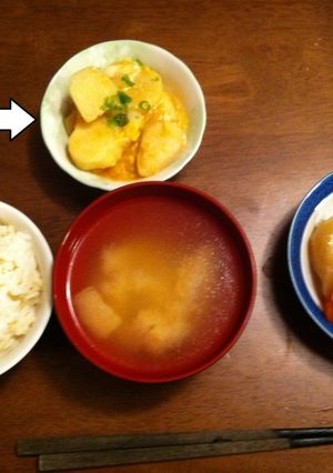 飛騨の人の山芋（自然薯）の卵とじ-レシピのメイン写真