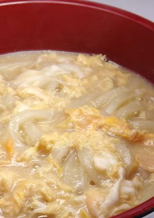 酒粕でぽっかぽか♪あんかけなつかしうどん-レシピのメイン写真