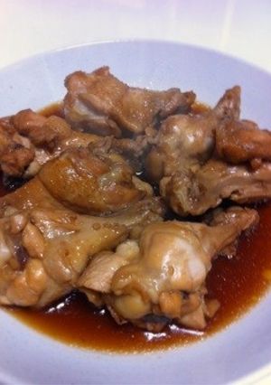 圧力鍋で簡単!鶏の手羽元煮☆-レシピのメイン写真