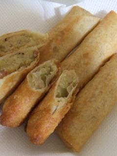 さつまいもで春巻き!-レシピのメイン写真