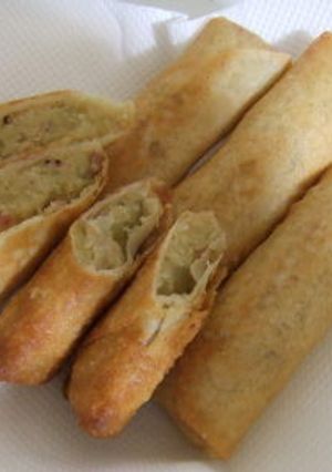さつまいもで春巻き！-レシピのメイン写真
