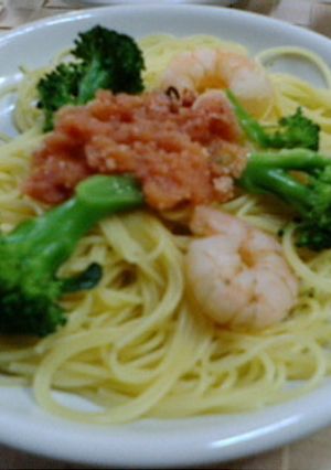 たらこのオリーブオイルパスタ-レシピのメイン写真