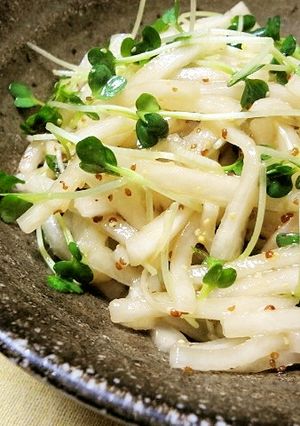 大根の親子サラダ＊和風マスタード味-レシピのメイン写真