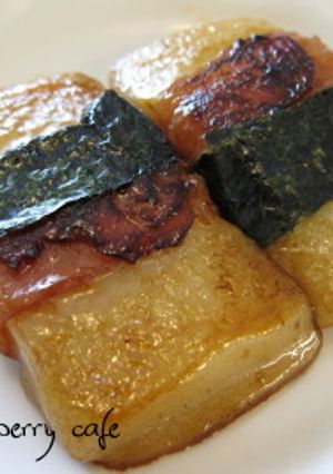 餅ベーコン焼き♪甘辛味!!-レシピのメイン写真