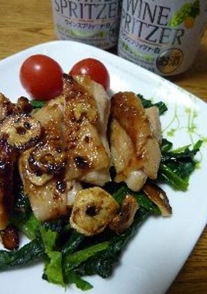 チキンの塩麹ガーリックソテー-レシピのメイン写真