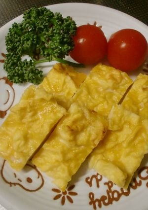 時短簡単♪厚焼き卵-レシピのメイン写真