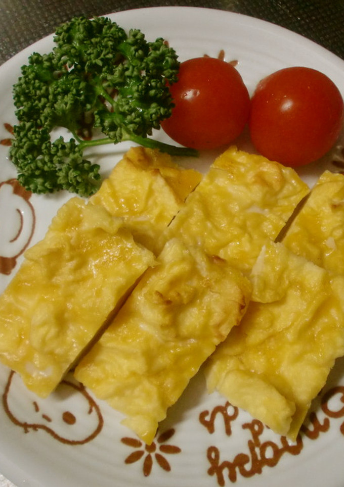 時短簡単♪厚焼き卵-レシピのメイン写真