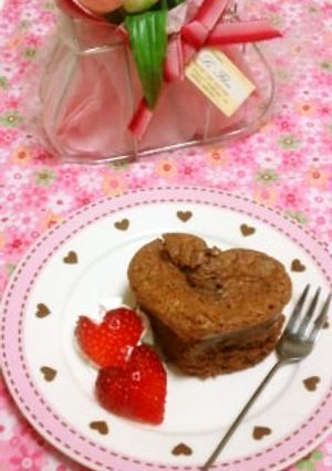 材料2つで簡単☆プチガトーショコラ-レシピのメイン写真