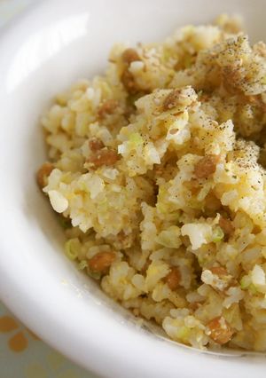 ♬レンジでチン♬簡単に納豆チャーハン☆彡-レシピのメイン写真