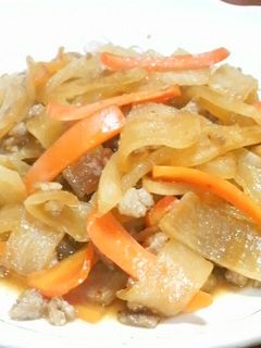 大根の炒め煮-レシピのメイン写真