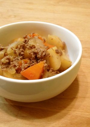 ひき肉でも美味しい☆肉じゃが風☆-レシピのメイン写真