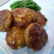 シャクッ♪長いも入り豚つくねの照り焼き