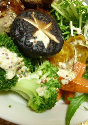 グリル野菜粒マ酢マヨドレッシング-レシピのメイン写真