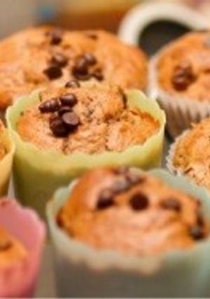 水切りヨーグルトでチョコチップマフィン❤-レシピのメイン写真