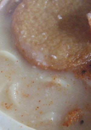うどん新メニュー酒粕味うどん-レシピのメイン写真