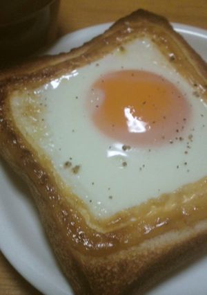 忙しい朝の時短に！エッグトースト-レシピのメイン写真