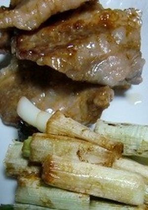 長ネギと牛カルビのボンズ醤油煮ってあり？-レシピのメイン写真