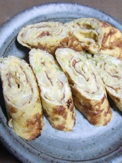 きざみ生姜とキャベツの卵焼き-レシピのメイン写真