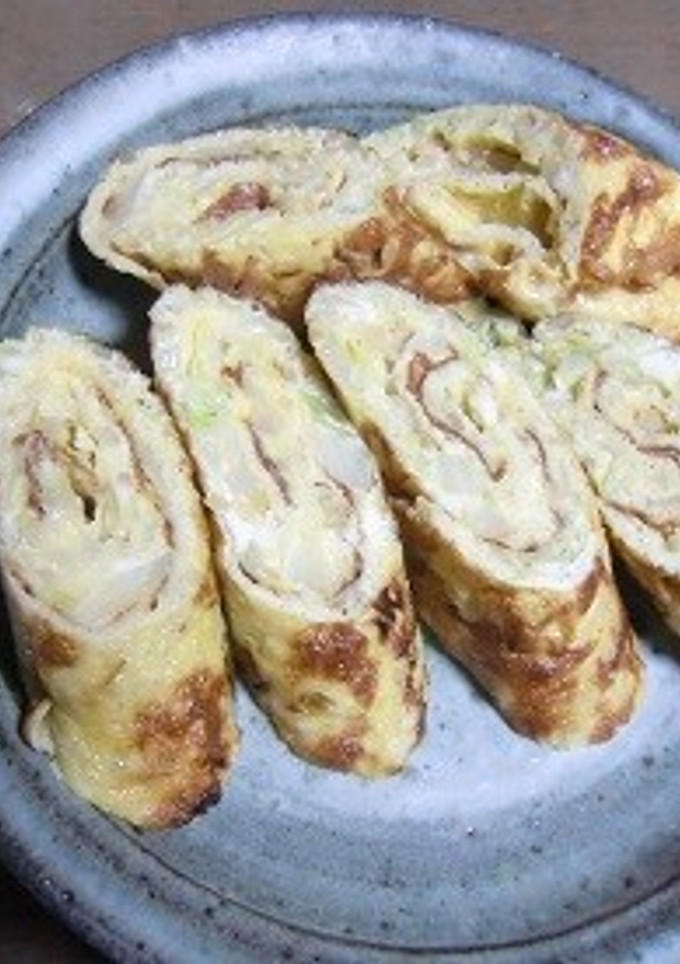 きざみ生姜とキャベツの卵焼き-レシピのメイン写真