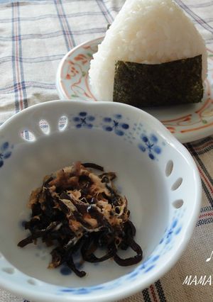 ご飯のお供♪「昆布の佃煮とおかかマヨ」-レシピのメイン写真
