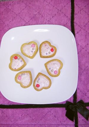 バレンタイン✤苺白チョコレアチーズタルト-レシピのメイン写真