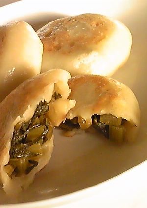 信州のおやき(野沢菜)-レシピのメイン写真