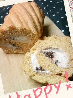 きな粉ビスキュイロールケーキ-レシピのメイン写真