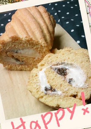 きな粉ビスキュイロールケーキ-レシピのメイン写真