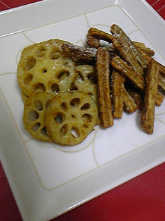 れんこんとゴボウのスパイシー揚げ-レシピのメイン写真