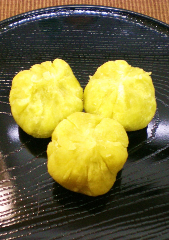 茶巾の栗きんとん✿和スイーツ✿簡単おせち-レシピのメイン写真