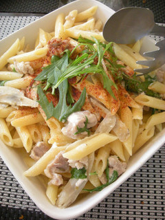 チキンとごぼうのクリームパスタ-レシピのメイン写真