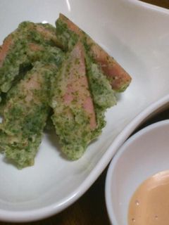 ★魚肉ソーセージの磯辺あげ-レシピのメイン写真