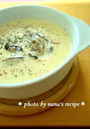 美肌と疲労回復に！牡蠣のクラムチャウダー-レシピのメイン写真