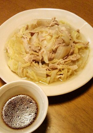 たれが決め手！白菜と豚バラ肉の重ね蒸し煮-レシピのメイン写真