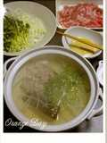 豚肉とＷ大根の生姜ごましゃぶ
