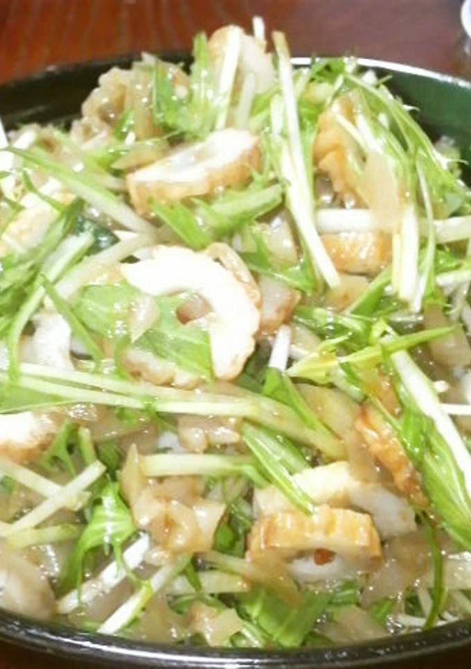 ザーサイと水菜の和え物-レシピのメイン写真