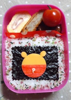 お弁当に☆まんまるプーさん(後)-レシピのメイン写真