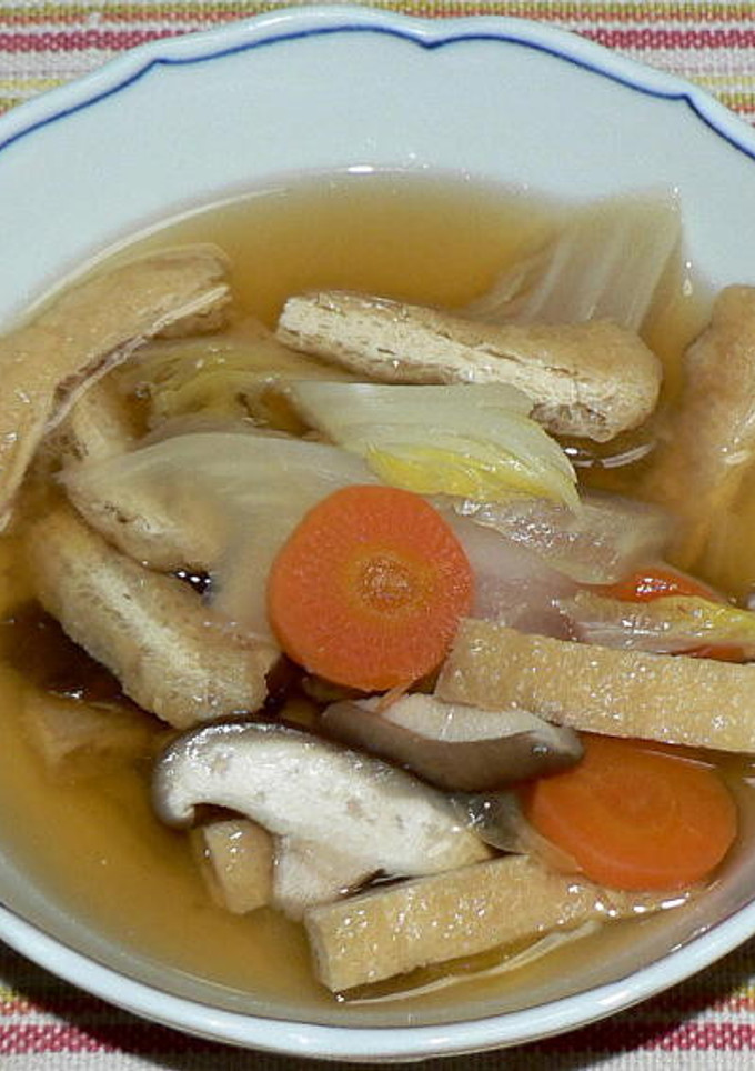 お揚げと野菜の炊いたん-レシピのメイン写真