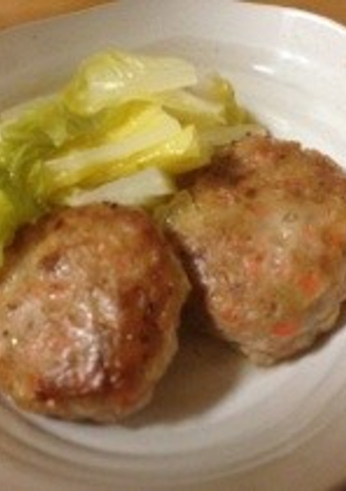 中華風ハンバーグの蒸し煮-レシピのメイン写真