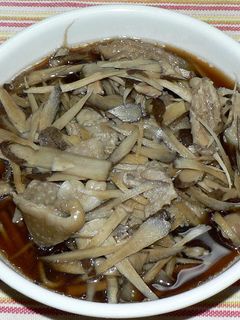 すき焼きのたれで、鶏皮とごぼうの甘辛煮-レシピのメイン写真