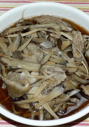 すき焼きのたれで、鶏皮とごぼうの甘辛煮-レシピのメイン写真