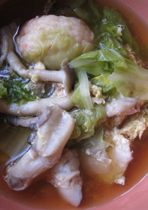 エビ団子と白菜のあごたしスープ-レシピのメイン写真