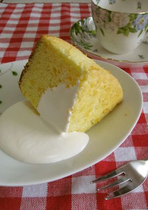 爽やか☆グレープフルーツ☆シフォンケーキ-レシピのメイン写真
