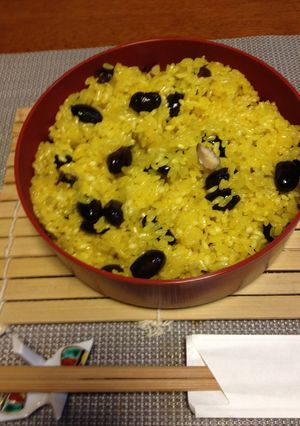 端午の節句に黄飯-レシピのメイン写真