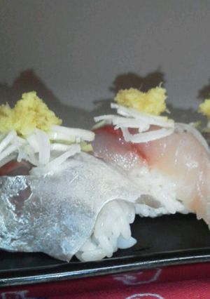 簡単なアジの握り寿司-レシピのメイン写真