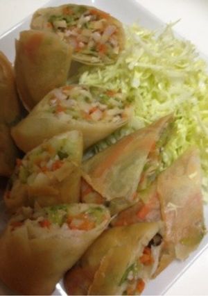 シャキシャキ野菜の春巻き✩*⋆-レシピのメイン写真