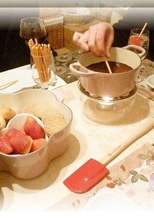 チョコフォンデュ♡バレンタイン♥本命-レシピのメイン写真