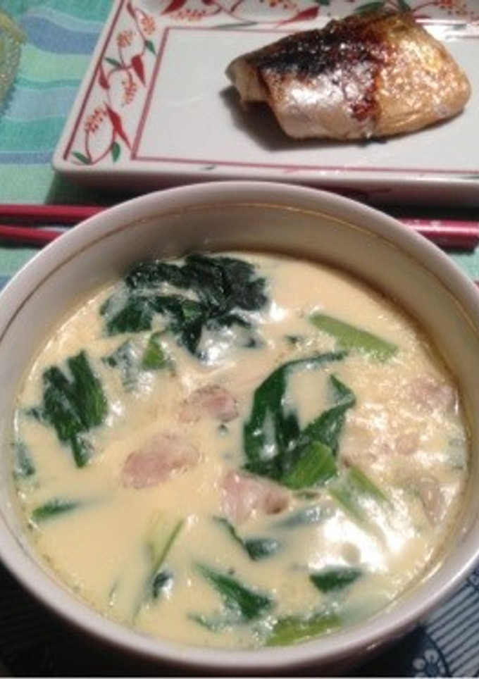 卵とダシでお気軽茶碗蒸し(♡´◡`♡)-レシピのメイン写真