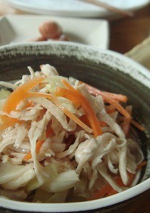 野菜たっぷり蒸し鶏-レシピのメイン写真